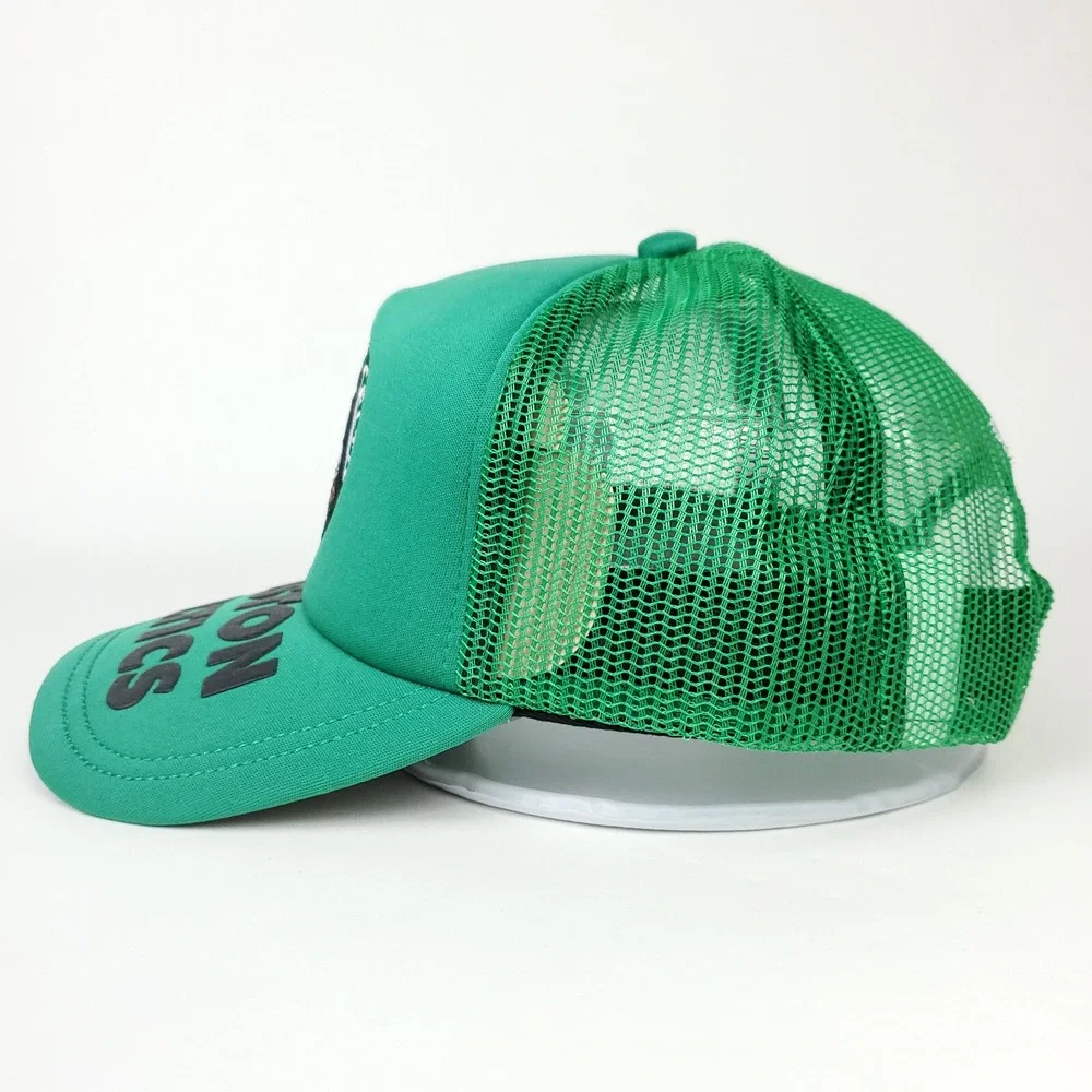 Boston Celtics Mitchell & Ness NBA Trucker Hat 3D Logo‎ Puff Logo Green Cap NWT